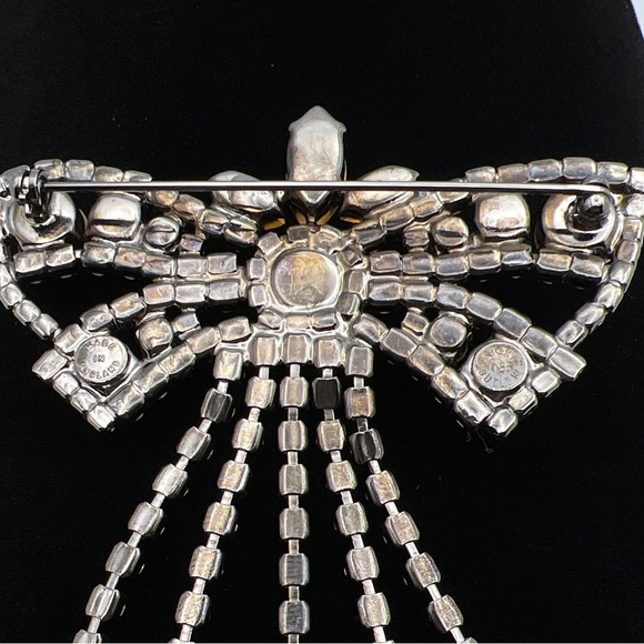 🔶NICKY BUTLER FASHION COLLECTIBLE Crystal Butterfly Bow Brooch ONE OF A KIND NB - Picture 11 of 13